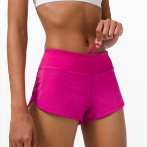 Pink Lululemon Speed Up Short
